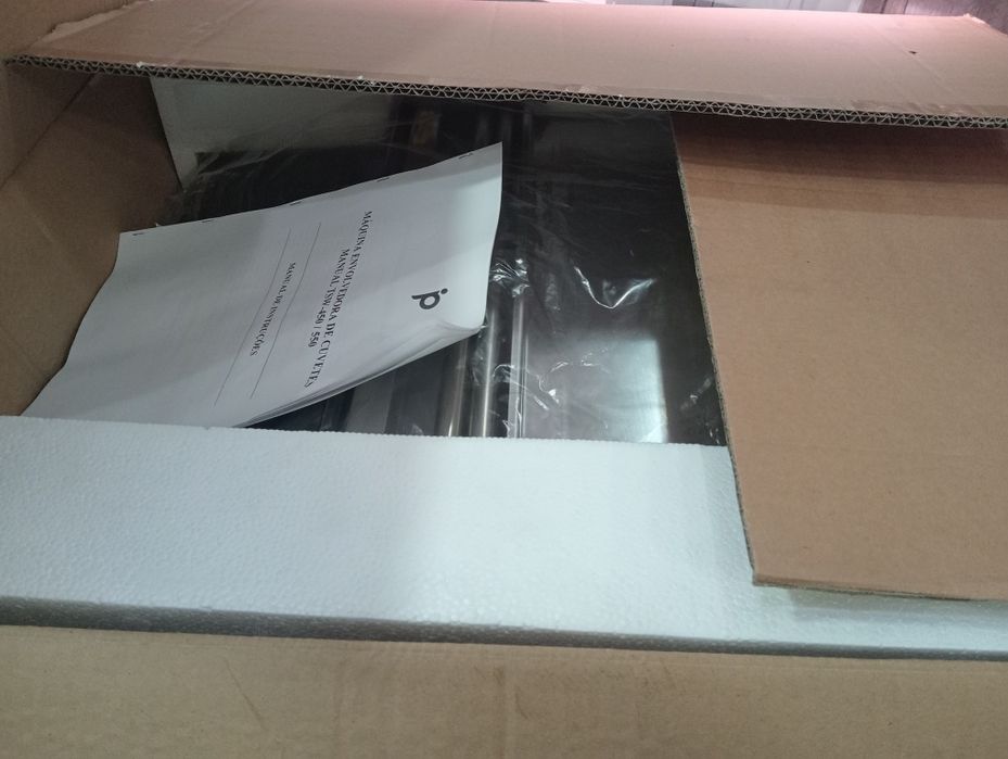 Máquina embaladora de covetes manual