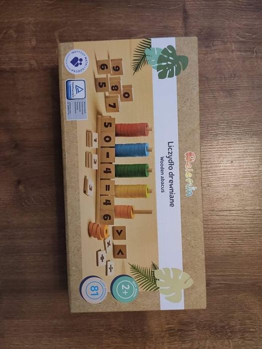 Liczydło drewniane elefun