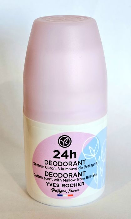 Yves Rocher Dezodorant o zapachu bawełny z malwą z Bretanii 24h 50ml