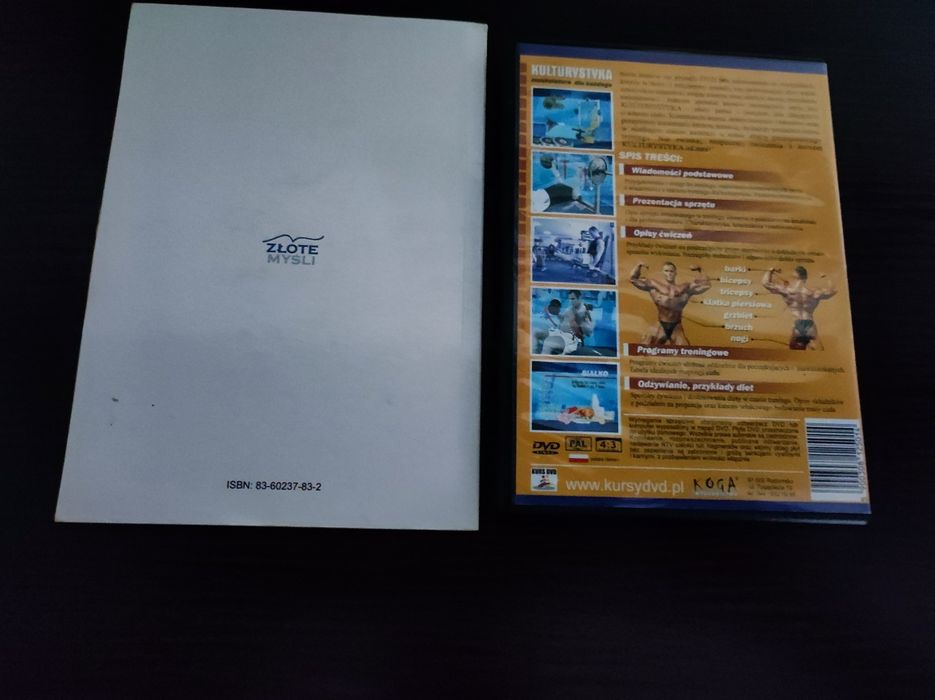 Poradnik kulturystyka i fitness książka + DVD