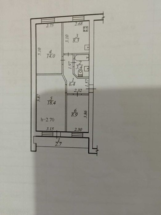 Продам 3-х на Староказацкая, р-н парка Глобы. Ремонт, мебель, техника.
