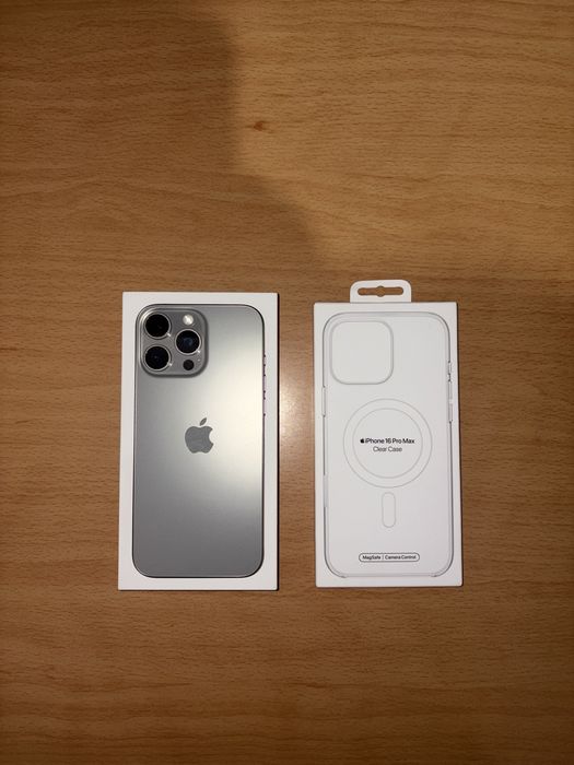 iPhone 16 Pro Max 256GB Titânio | 94% Bateria | Capa Apple MagSafe Oferta