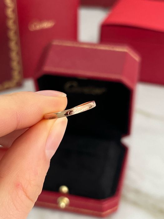 Anel Cartier Balletine Curved 18kt. Rose Gold ORIGINAL