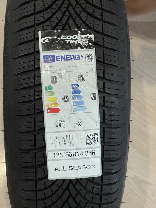 НОВА НЕ Б/В Всесезонна шина гума Cooper All Season 2026 185/65 R14 86H (НЕ КИТАЙ)