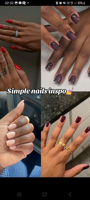 Seviço de manicure e nail design