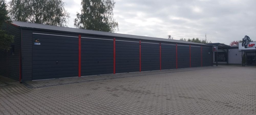 Garaz blaszak 5x8 grafit mat