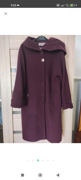 Кашемірове пальто демисезон 44-46