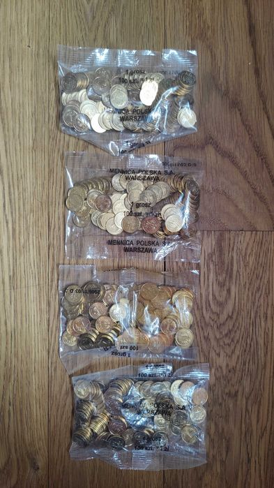 20 x Woreczek menniczy 100 x 1 grosz 2007 r OKAZJA
