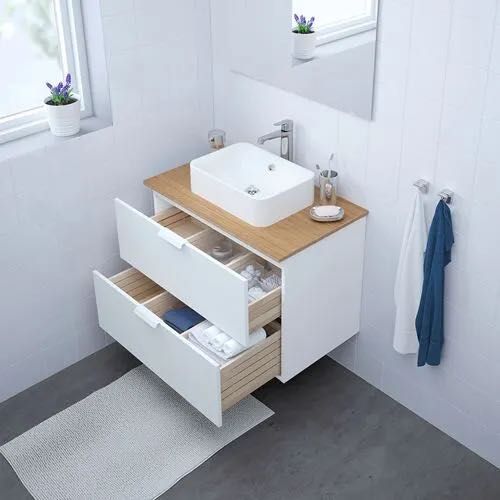 Móvel Lavatório Suspenso (em Caixa) IKEA GODMORGON 80x47x58 cm Branco