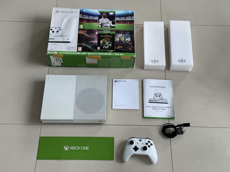 MICROSOFT XBOX ONE S 1TB Real Foto 100% Sprawna Cena Ostateczna !