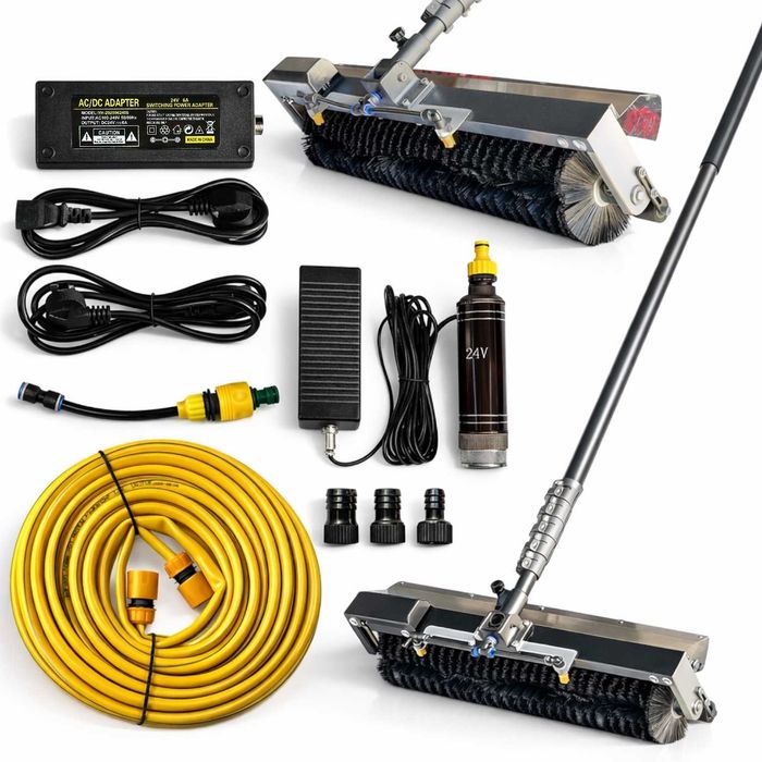 Роторна щітка для очищення сонячних панелей Profinstrument SR-60 (7,5 м, 60 см, 24 V)