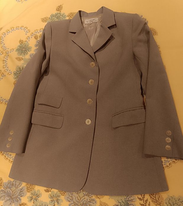 Casaco cinzento tamanho L