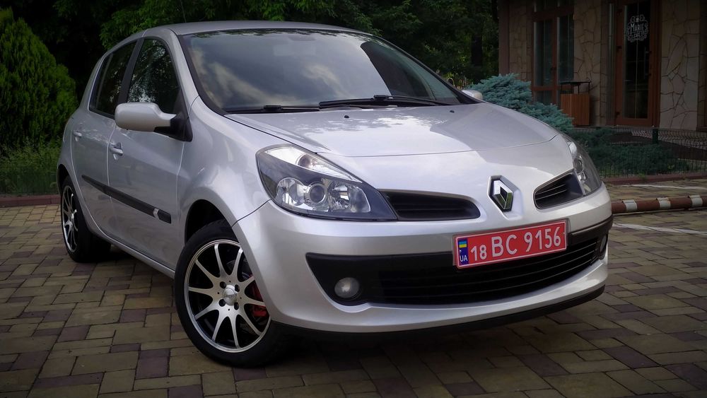 Renault Clio  2007р 1.6 бензин в Швейцарії! без підфарбувань. комплектація!