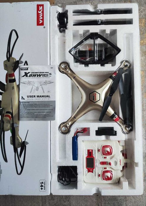 Квадрокоптер Syma X8HC Gold