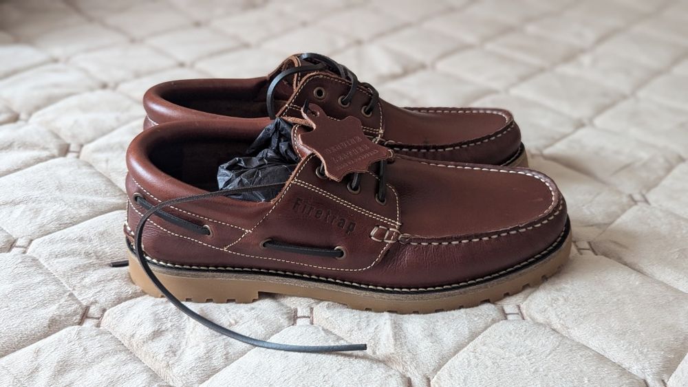 Топсайдери оригінал | Нові шкіряні туфлі | Розмір 42