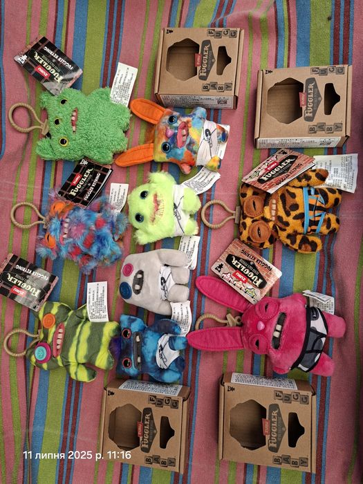 Фуглер фаглер fuggler мякі іграшки брелки оригінал