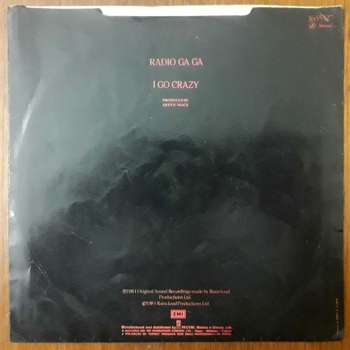 Queen single em vinil "Radio Ga Ga"