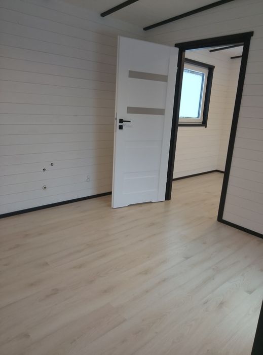 Domek drewniany ocieplony z tarasem