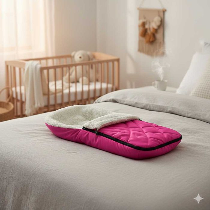 Конверт у візок зимовий спальник для коляски теплий з хутром дитячий