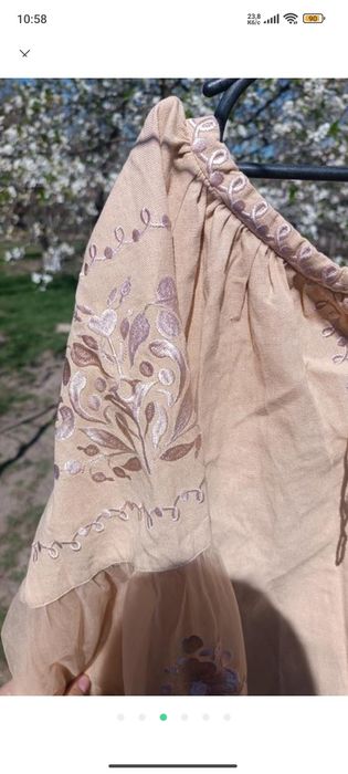 Вишиванка бежева