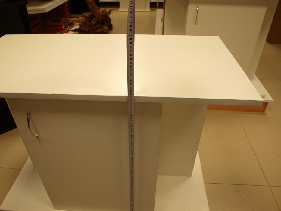 Szafka prosta pod akwarium 100x50x70 biała
