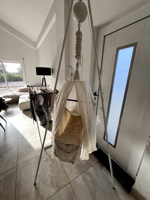 Moonboon Swing Cama de baloiço com motor de baloiço berço