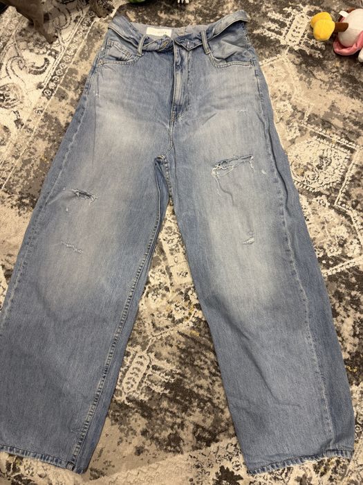 Джинси Zara з поясом 36 розмір