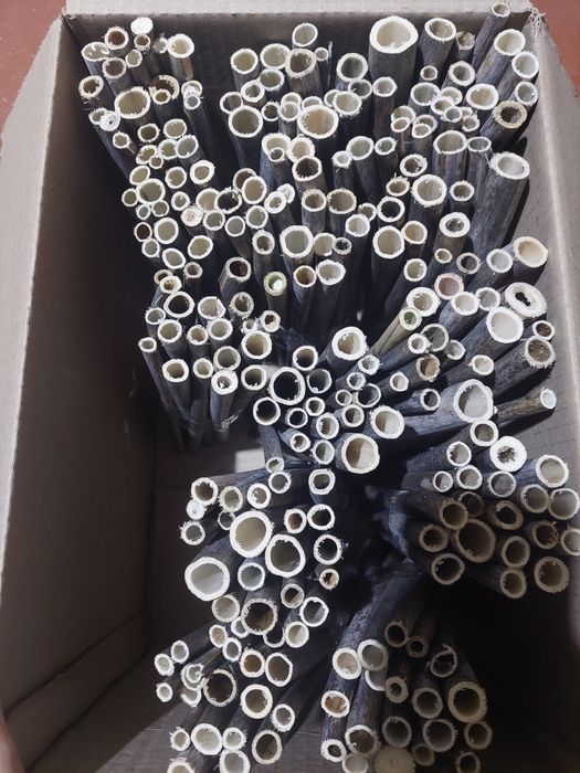 Палички трубочки соломка для бджілок осмій бджоли бджолярство будинок