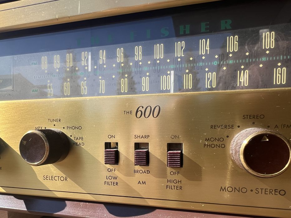 Amplituner Fisher TA 600 Stereomaster 1959r ideał!