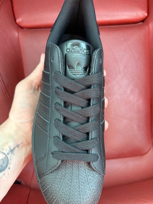 (ОПЛАТА ПІСЛЯ ОГЛЯДУ)Adidas Superstar Classic All Black Адідас Суперстар Класік Чорні
