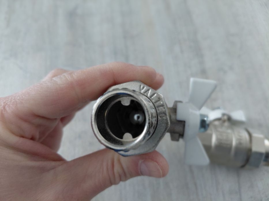 Кран шаровий valtec 3/ 4 дюйм посилений 2 шт.Підводка.