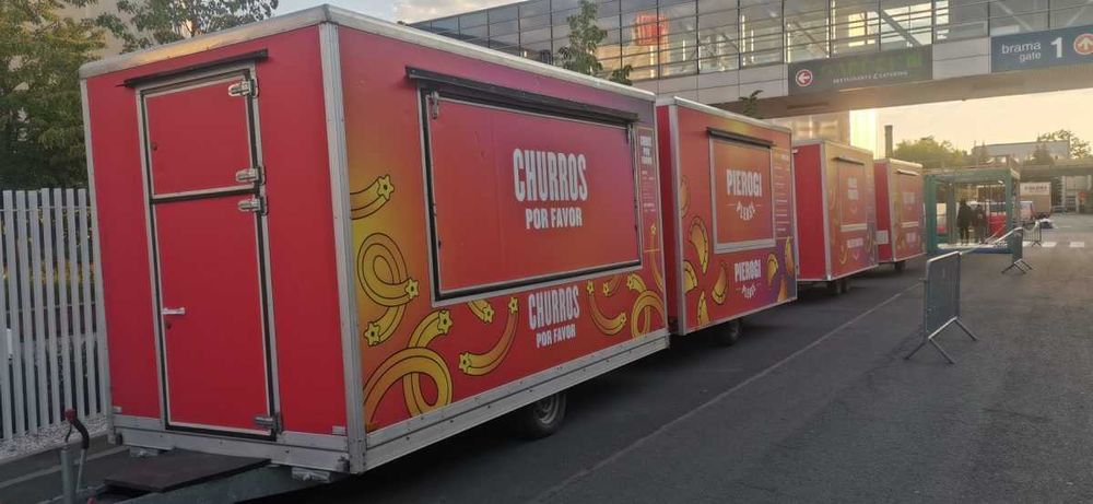 wynajem wypożyczalnia przyczep gastronomicznych food trailer