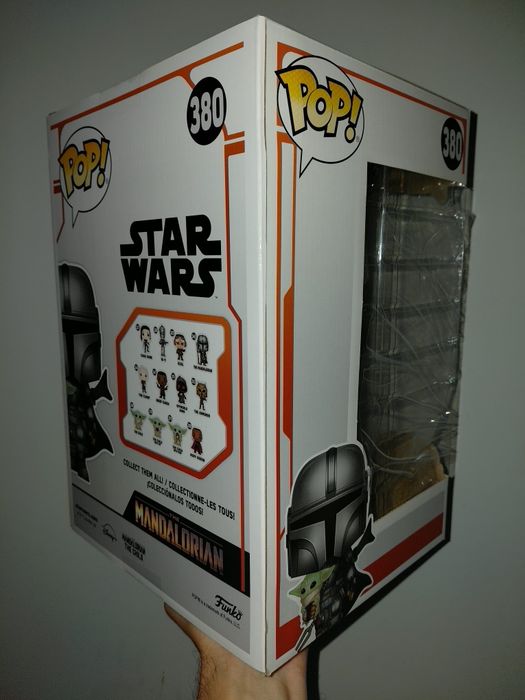 Funko Pop Star Wars The Mandalorian with The Child 10" Chrome 380