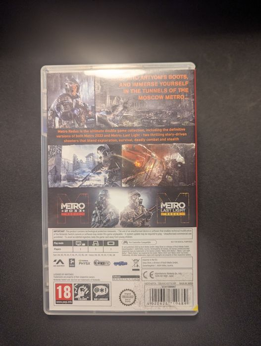 Metro Redux Nintendo switch