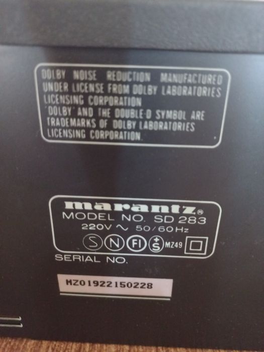 magnetofon kasetowy Marantz SD283