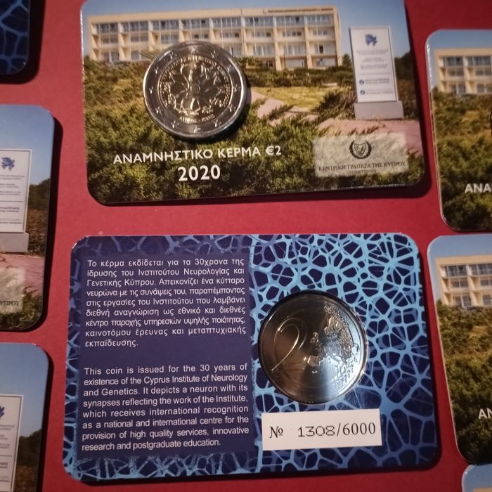 Moeda Coincard Chipre 2020