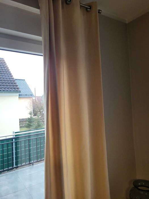Zasłony beżowe 2 sztuki