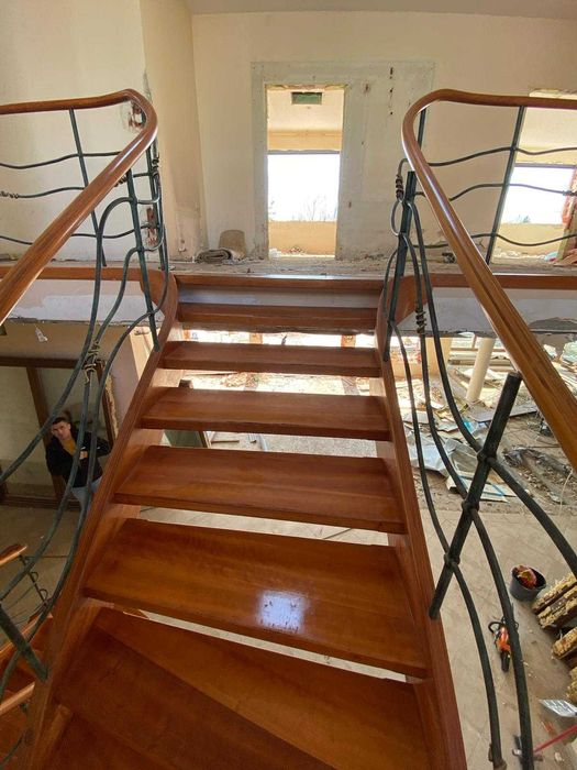 używane schody dębowe Marchewka