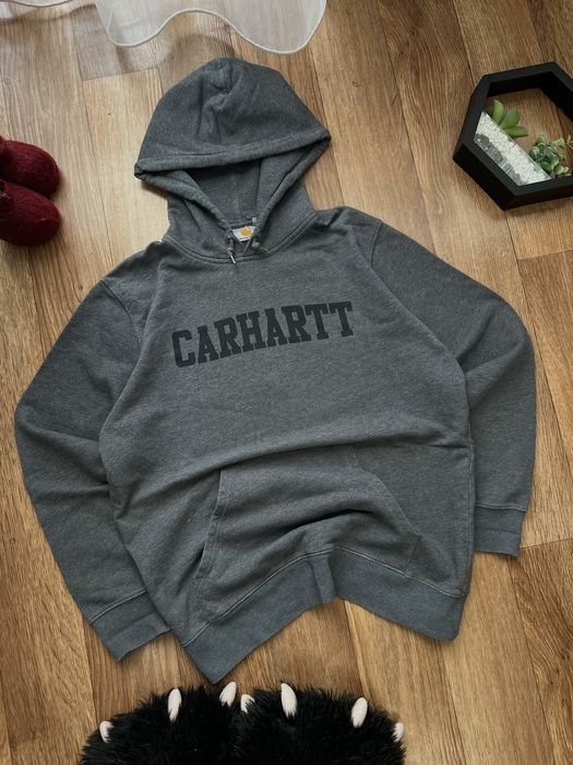 Худи Carhartt Оригінал Кофта з Капюшоном Чоловіча Кархарт Кофтина Сіра