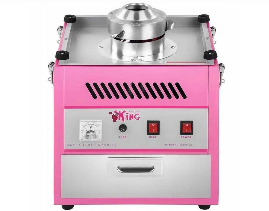 Nowoczesna Maszyna do waty cukrowej 52 cm Royal Catering 1200 W