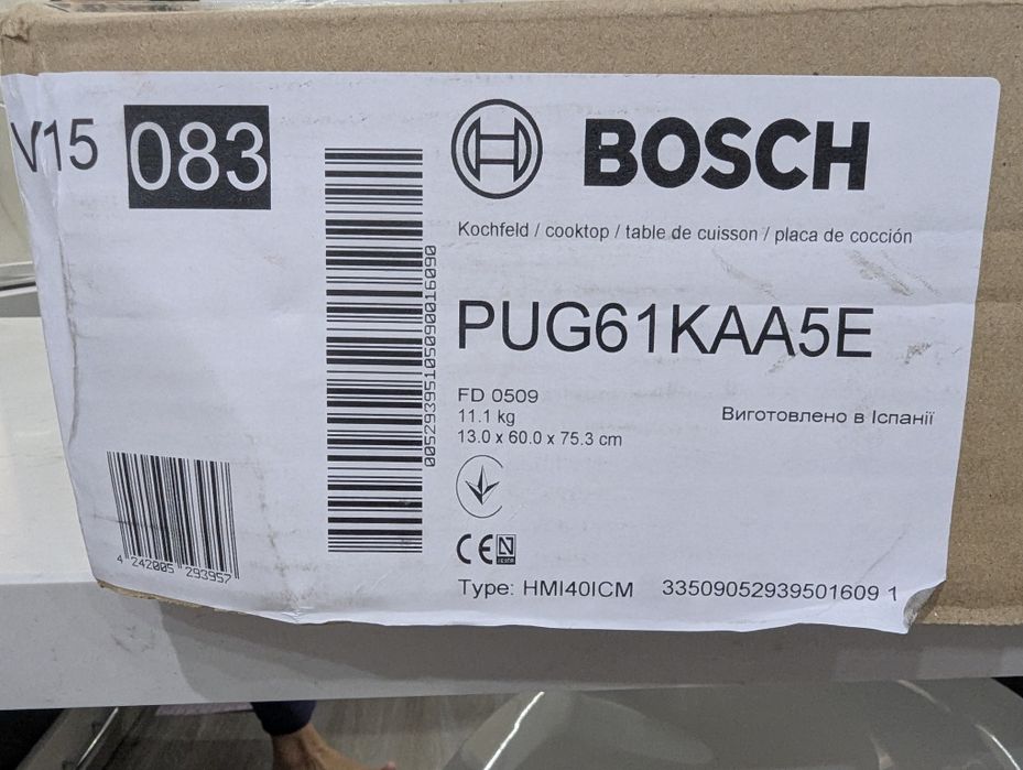 Варильна електрична поверхня  Bosch PUG61KAA5E
