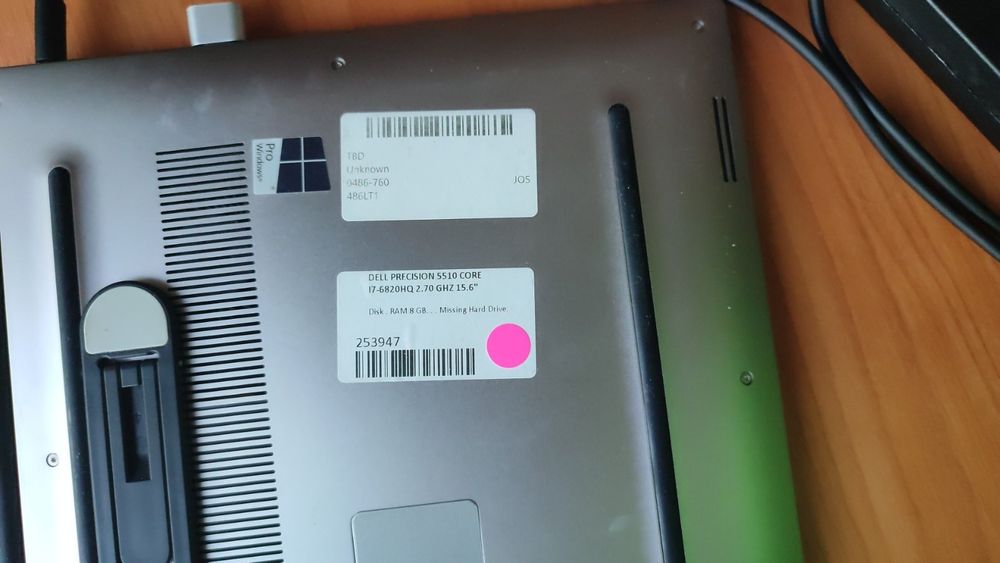 Ноутбук Dell precision 5510 i7 6820HQ