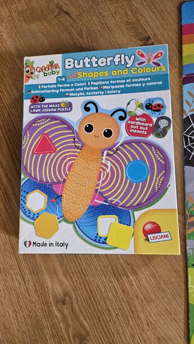 Puzzle xxl duże dla dzieic 1 - 4 lata motylek 29 elementów