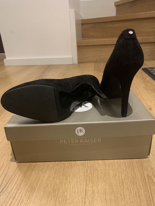 Buty czółenka Swarovski Peter Kaiser skóra