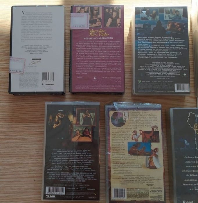 Filmes VHS novos