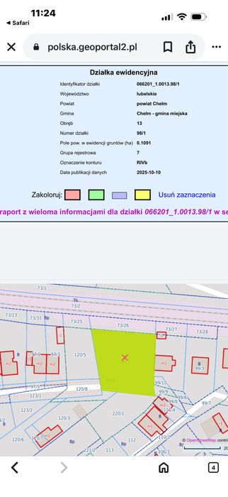 Działka budowlana Chełm Północna