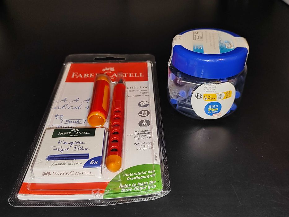 Nowe Pióro Faber Castell Scribolino Dla Praworęcznych 56 Nabojów