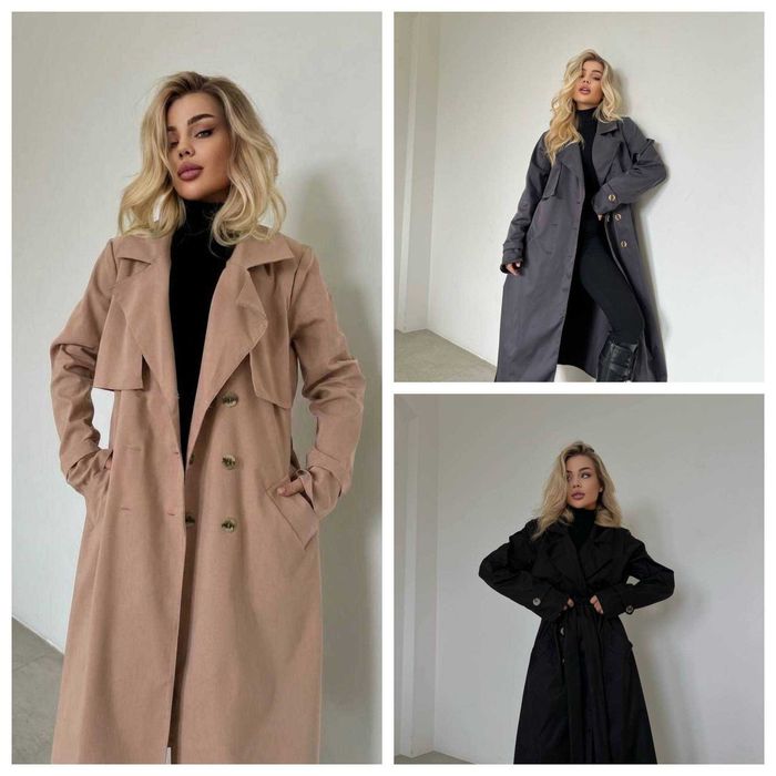 Тренч плащ жіночий весняний/Тренч плащ женский весна длинный мод 425