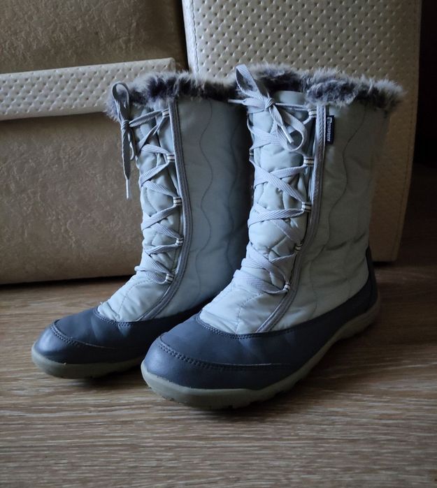 EU 40 Теплі водонепроникні чоботи Decathlon waterproof на хутрі сапоги