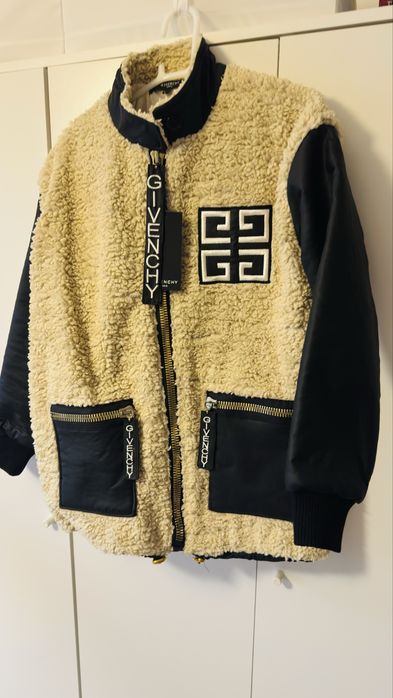 Kurtka polar z eko skórą Givenchy